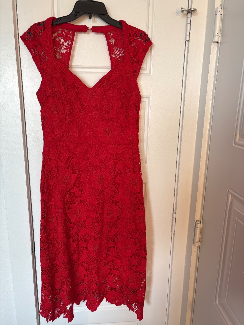 GUESS Red Lace Dress NWOT